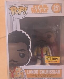 Funko Pop Lando Calrissian Exclusive with Yellow and Red Outfit